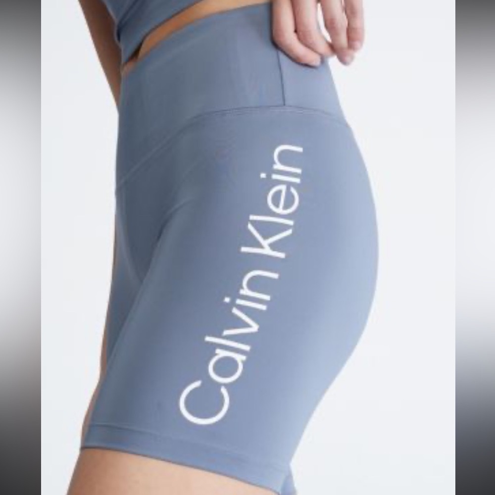 NWT Calvin Klein Performance High Waist 5” Biker Shorts